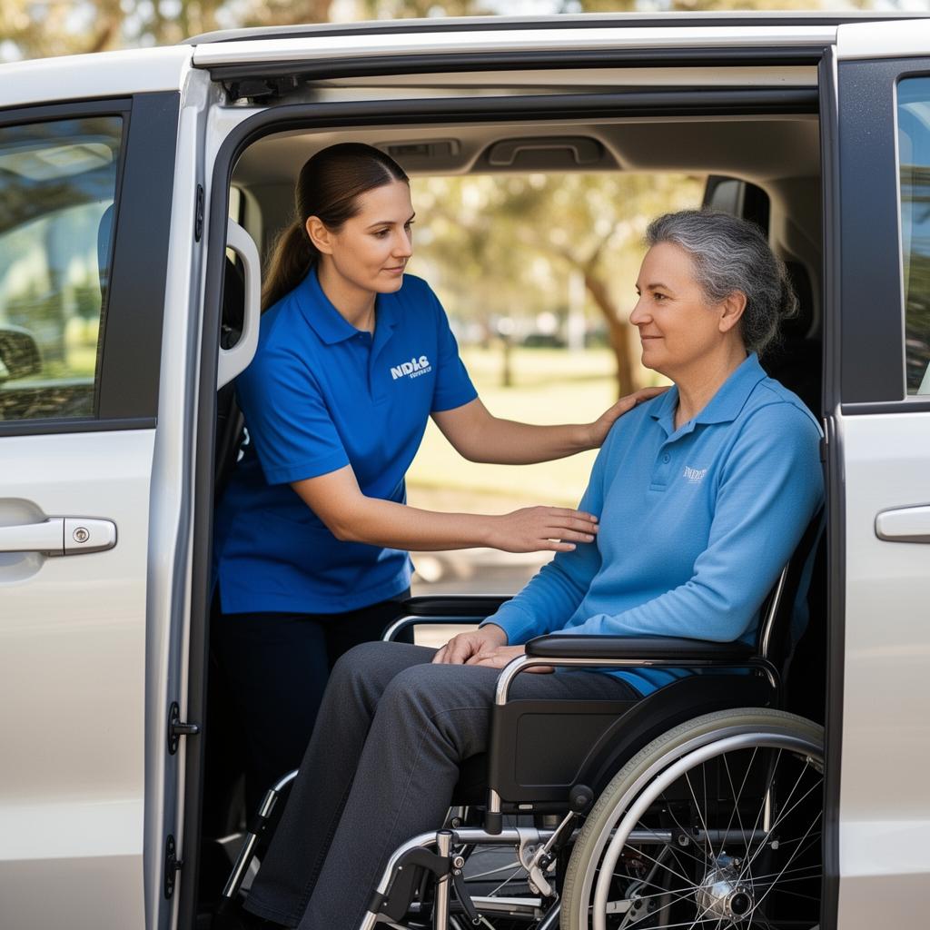 Transport Support provided by an Ability Sphere support worker